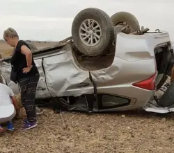 انقلاب سيارة بضواحي مرزوكة يودي بحياة سائحتين ويصيب شابين مغربيين